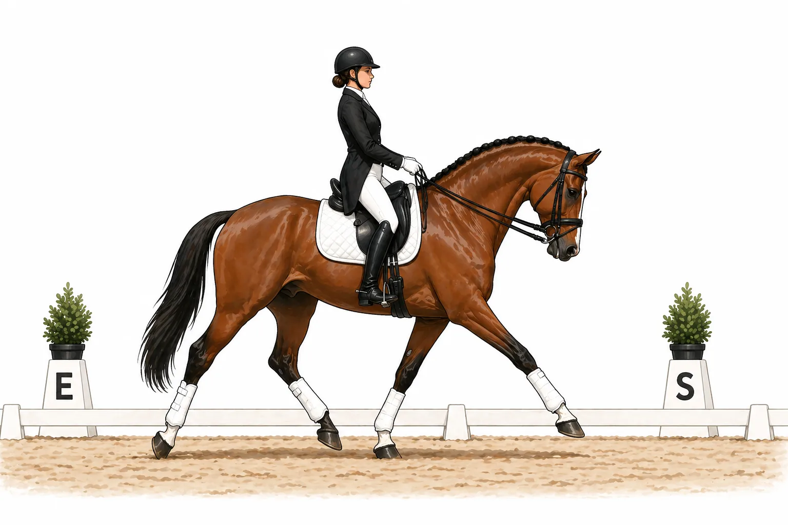 dressage illu.