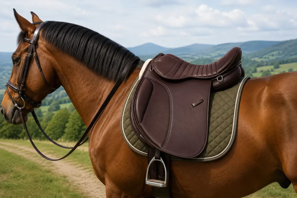 Comment bien choisir sa selle d’équitation : guide complet selle rando illu